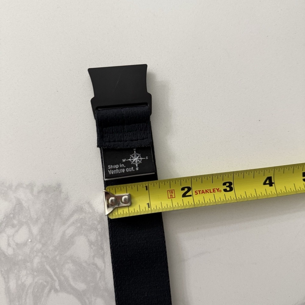 Arcade Atlas Performance Adventure Stretch Belt Black Men's Standard Length - Picture 4 of 4
